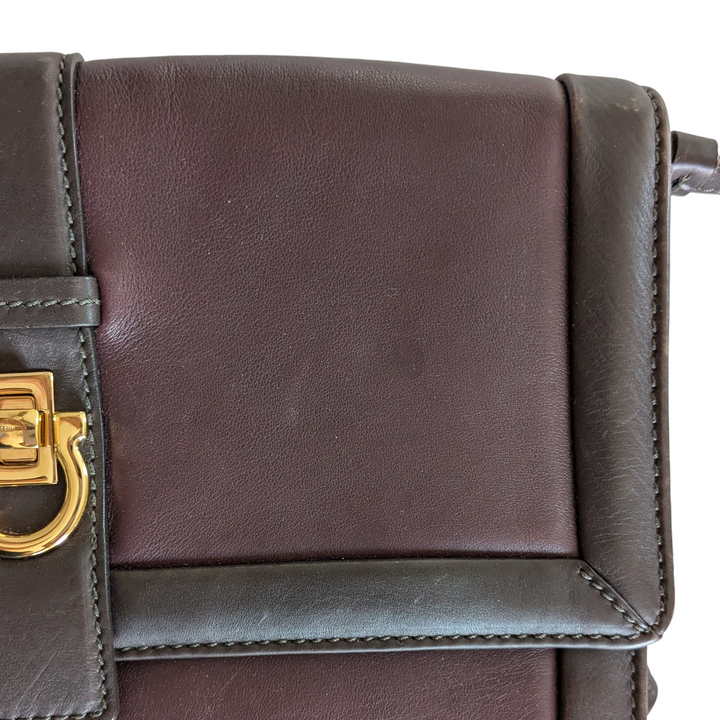 Salvatore Ferragamo Vintage Leather Clutch
