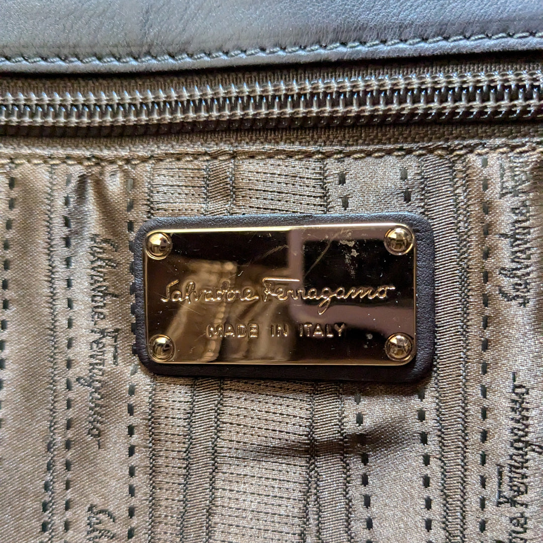 Salvatore Ferragamo Vintage Leather Clutch