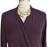 MM LaFleur Deneuve Burgundy Top Size Large