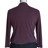 MM LaFleur Deneuve Burgundy Top Size Large