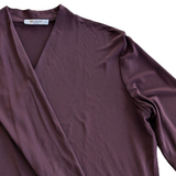 MM LaFleur Deneuve Burgundy Top Size Large