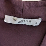 MM LaFleur Deneuve Burgundy Top Size Large