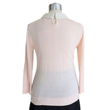 Maison Jules Pearl Collar Sweater Size Large