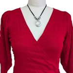 Tara Jarmon Planete Sweater Red size Small