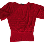 Tara Jarmon Planete Sweater Red size Small