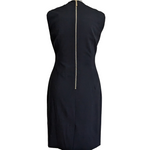 Ted Baker London Saloted Black Sheath Dress Size 8