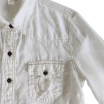 True Religion Linen Shirt Size Medium