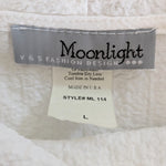 Moonlight White Cowl Neck Tunic Size Large