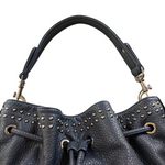 Neiman Marcus Leather Bucket Bag