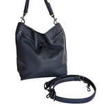 Neiman Marcus Leather Bucket Bag