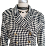 Hugo Buscati Vintage Houndstooth Blazer Size 12