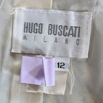 Hugo Buscati Vintage Houndstooth Blazer Size 12