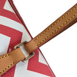 Dooney & Bourke Chevron Stripe Tote and Detachable Pouch