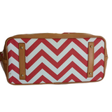 Dooney & Bourke Chevron Stripe Tote and Detachable Pouch