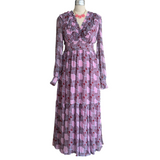 Anthropologie Odetta Ruffled Maxi Dress Size Large