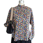 Veronica Beard Mena Silk Blouse Size 16 NWT