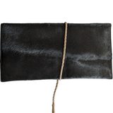 Pony Hair Fold Over Clutch