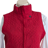 Kiko Quilted Silk Vest Size Medium