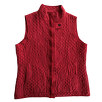 Kiko Quilted Silk Vest Size Medium