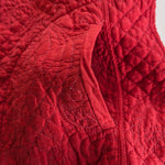 Kiko Quilted Silk Vest Size Medium