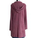 Barefoot Dreams CozyChic Hooded Cardigan Size XL