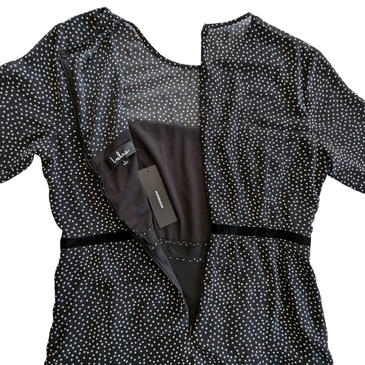 Lulu's Polka Dot Dress Size Large