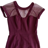 Maggy London Burgundy Dress Size 4