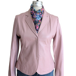 XOXO Pink Leather Blazer Size Large