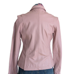 XOXO Pink Leather Blazer Size Large