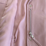 XOXO Pink Leather Blazer Size Large