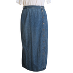 The Limited Basics Denim Midi Skirt Size 12