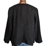 Talbots Sparkle Black Tweed Blazer Size 22W NWT