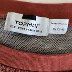 TopMan Orange Sweater Men's Size Small