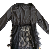 Satin Jacket with Tulle Trim Size XL