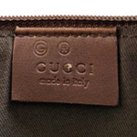 Gucci Monogrammed Canvas and Leather Zippered Pouch