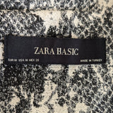 Zara Snake Print Moto Jacket Size Medium