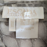 Escada Sheer Silk Blouse Size 34