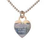 Return to Tiffany Heart Tag Sterling Silver Necklace