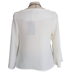 Leigh Schubert Cream Top Size Medium