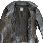 Armani Collezioni Leather Jacket Size Small