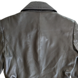 Armani Collezioni Leather Jacket Size Small