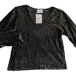 Compasia Fantastica Sequin Top Size XL NWT