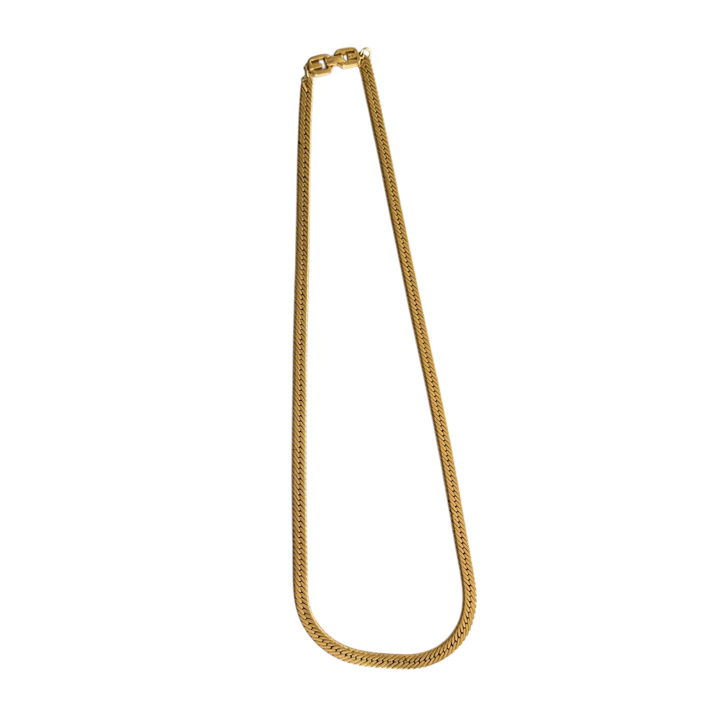 Outlet Givenchy Herringbone Chain Gold Tone Nec