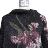 Vince Brushed Floral Sweater Size Large