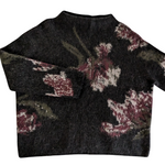 Vince Brushed Floral Sweater Size Large