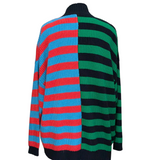 STAUD Hampton Cabana Stripe Sweater Size Large