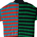 STAUD Hampton Cabana Stripe Sweater Size Large