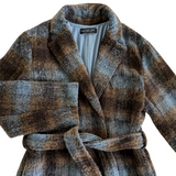 Rachel Zoe Plaid Winter Coat Size Small