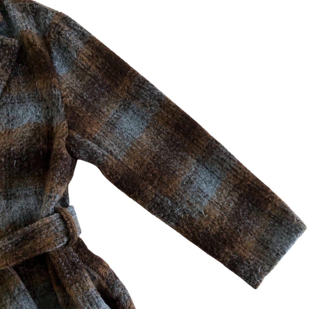 Rachel Zoe Plaid Winter Coat Size Small