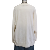 Jenni Kayne Cream Cashmere Tunic Sweater Size Large